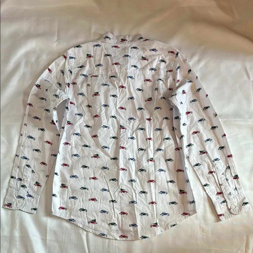 The Children’s Place Multicolor Car Print Shirt Boys Size Large (10/12) NWOT